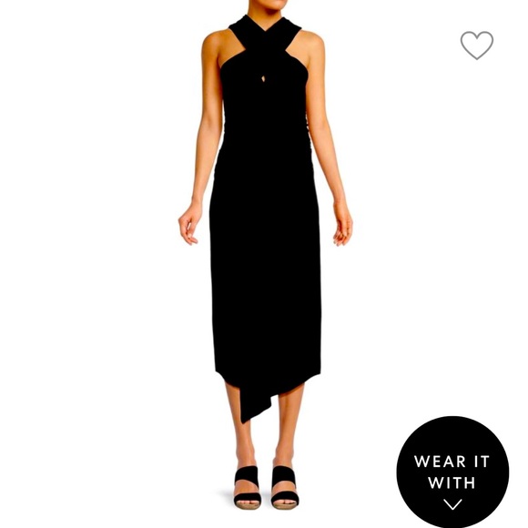 H Halston Halter Dress - Picture 1 of 3